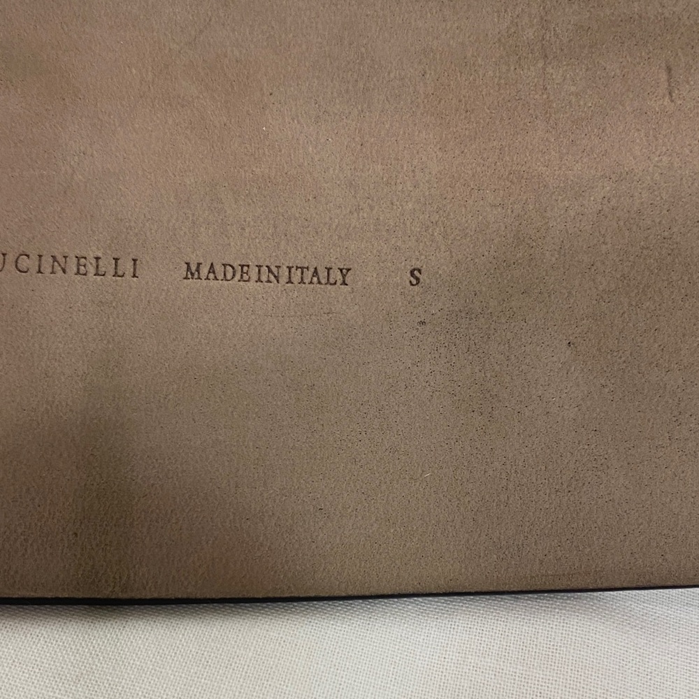 Brunello Cucinelli wide black belt with monili size S - Picture 6 of 6